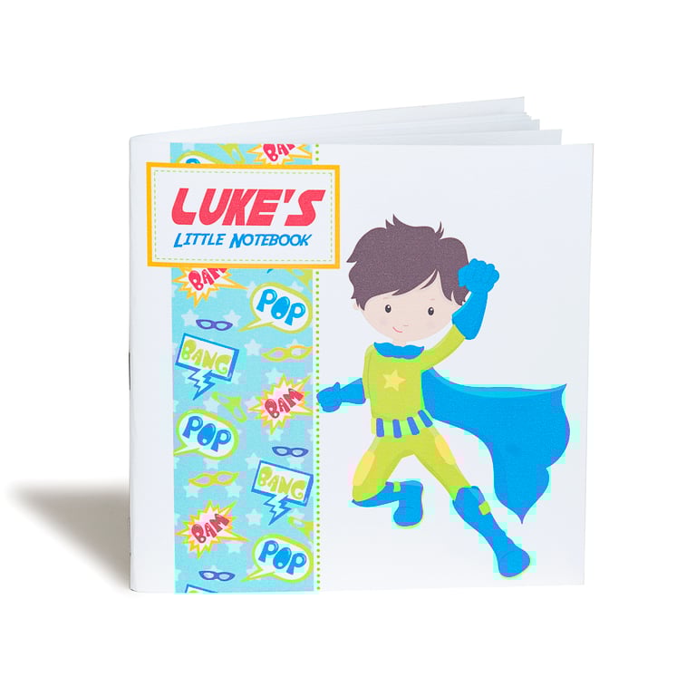 Personalised Superhero Supergirl Notebook