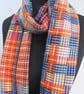Colourful handwoven scarf - Image 8