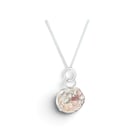 Sterling Silver Oyster Necklace- Water Cast - 16" - Beautiful