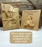 Lung Cancer Awareness Ribbon Bear Pin, Handmade Cancer Support Gift - Image 5