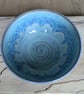 Turquoise green medium carved bowl - Image 3