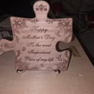 Mothers day plaque