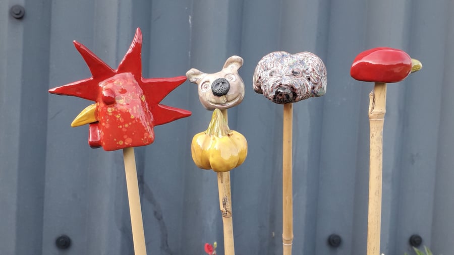 Cane Tops - Handmade for your Bamboo Sticks 