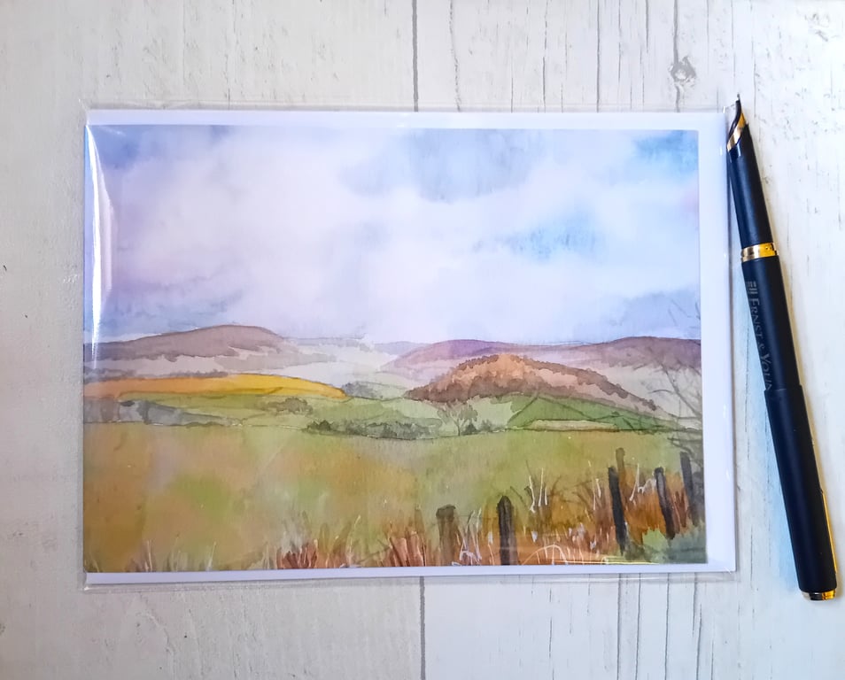 Scenic card. Blank greetings card. Any occasion card.