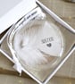 Sister Memorial Round Feather Bauble, In Memory of Sister, Round Glass Christmas - Image 9