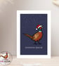 Someone Special Christmas Card - Pheasant Christmas Card - Hand Drawn A6 card - Image 4