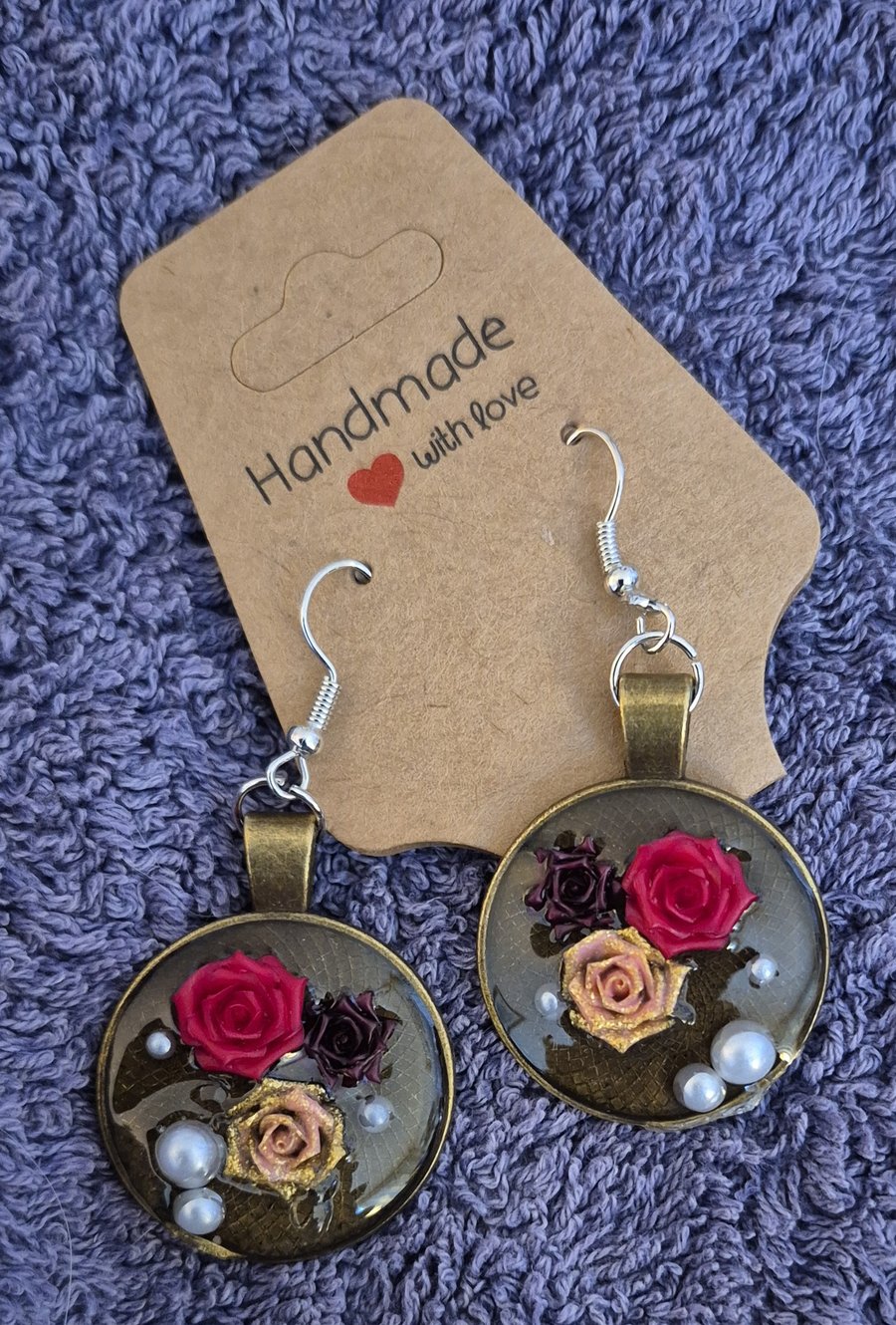 Coming up Rose's- drop earrings