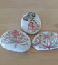 Decorative 'Floral & Butterfly' Pebbles