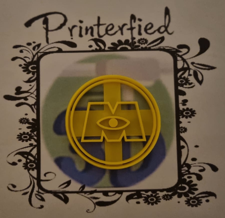 Monsters Inc. Logo Cookie Press