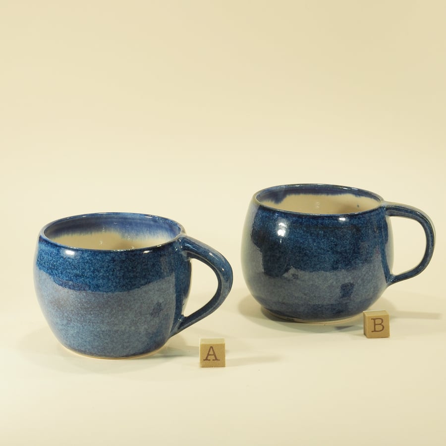 Ceramic Blue Mugs