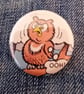 Vintage Comic Badge – Owl - Image 1