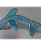Dolphin Suncatcher Stained Glass Handmade 023 or 024 - Image 2