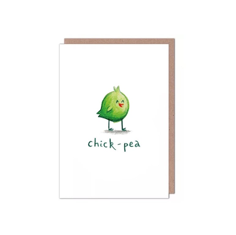 Cute Chick-Pea Chicken Card