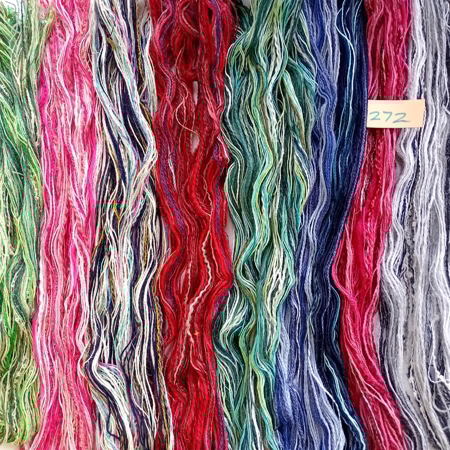 Threads, yarns and fibres for creative arts and textile crafts