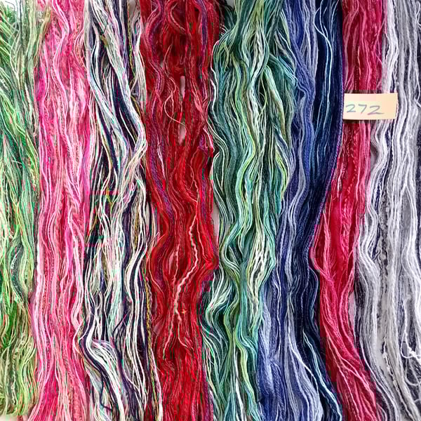 Threads, yarns and fibres for creative arts and textile crafts