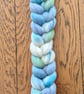 Hand Dyed Targhee Top 99g Spinning Fibre - Calm - Image 7