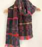 Aurora 4 - Contemporary Handwoven Lambswool Scarf 