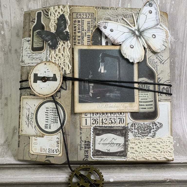 Tag Set Industrial Theme by Carolee Crafts PB8 0059