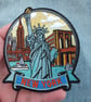 New York Embroidered Patch USA Iron On Sew On Applique Badge Travel Gift