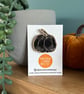 'Little Pumpkin' Wooden Pin Badge - Image 1