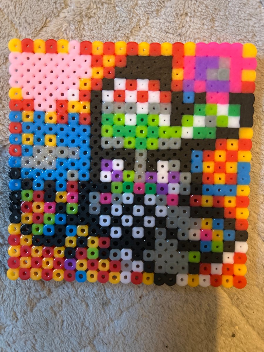 Pixel art Hama beads Handmade 