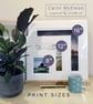 Plockton Thistles, Scotland.  Archival art print by Scottish artist Carol McEwan - Image 3