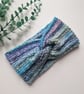 Made To Order Chunky Colourful Wool Twist Headband Ear warmer & Stocking Filler - Image 1