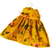 Mustard Flower Print Dress
