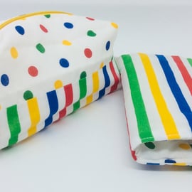 Beautiful bundle, Glasses case, pencil case, Stripes,Spots 