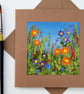 Original Painting - Greetings Card "Countryside Flowers" (Ref No 91)
