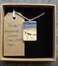 Handmade Ceramic pointer dog pendant - Image 5