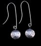 sterling silver crow earrings - Image 1