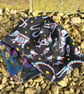 Reversable Bike Helmet Hat Adult M - Galaxy Bees & Funnybones  - Image 2