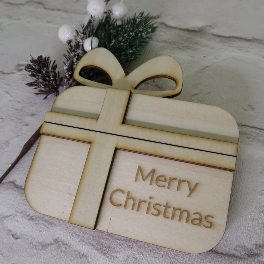 Personalised Gift card holder