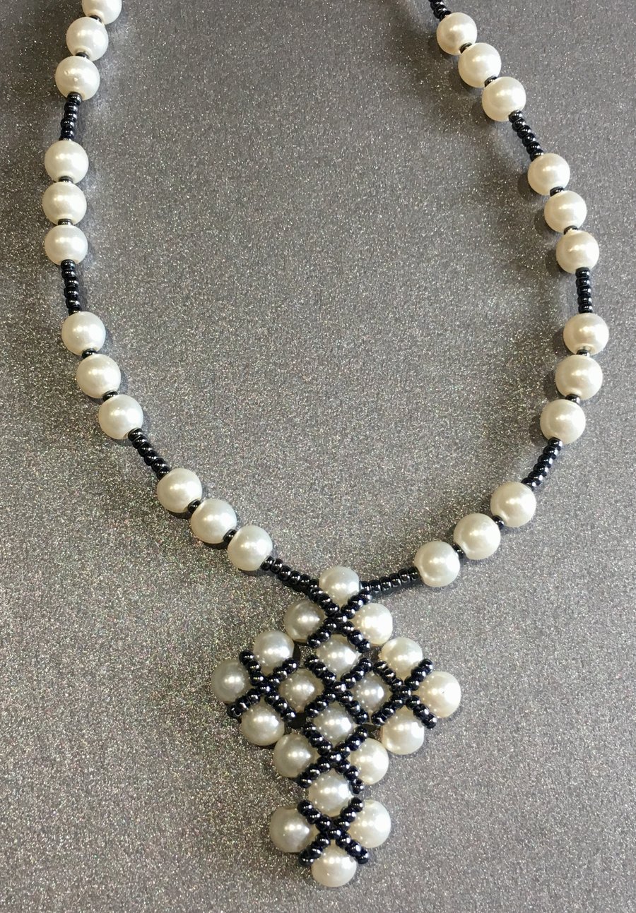 Bead Cross necklace