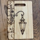 Autumn lantern chopping board