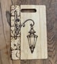 Autumn lantern chopping board