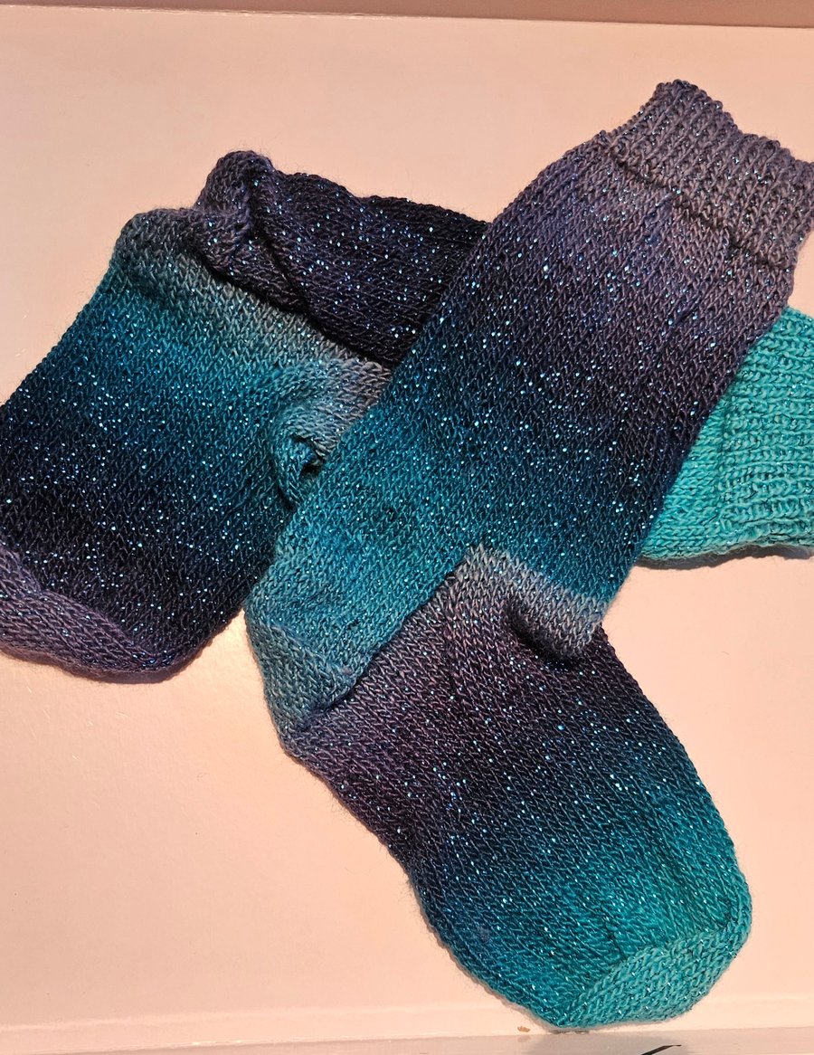 Cozy Toes, Sparkly Socks