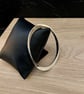 "Symbiosis" - Hand Forged Sterling Silver Bangle - Made to any size 