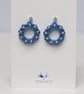 Blue Wreath Earrings - Image 2
