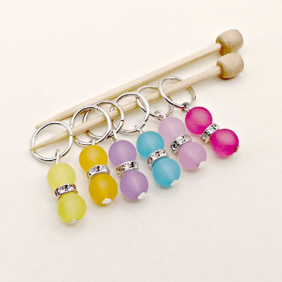 Frosted Stitch Markers
