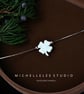 Sterling Silver Clover Bracelet With 925 Sterling Silver Chain - Image 3