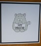 Cat Card - Stay Pawsitive - Image 1