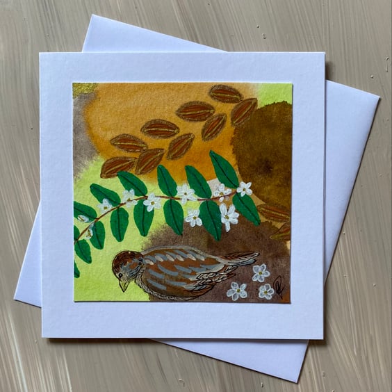 Greetings card original artwork