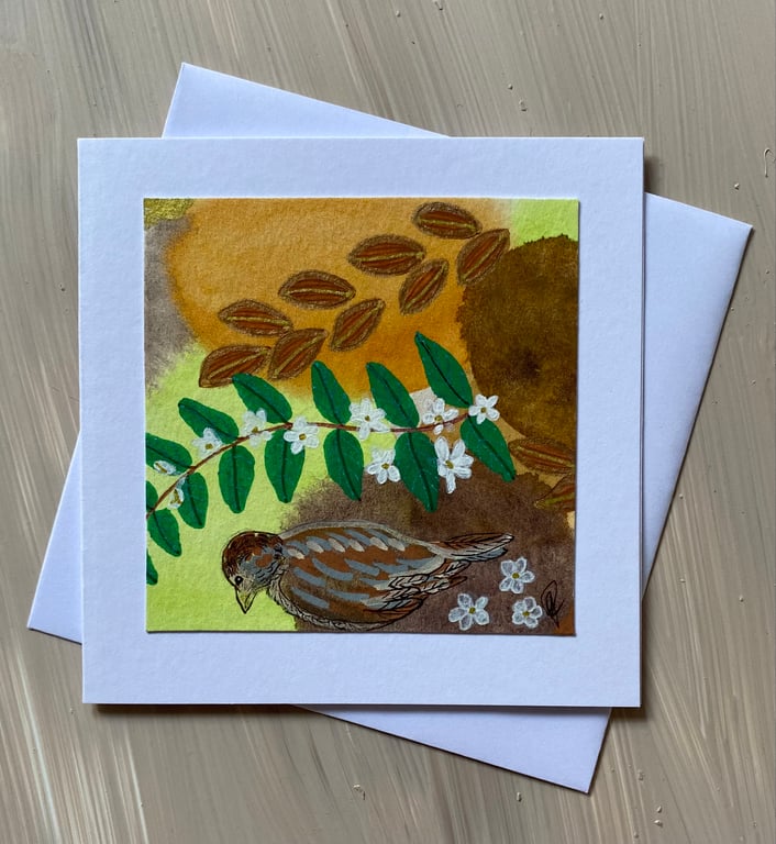 Greetings card original artwork