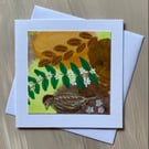 Greetings card original artwork