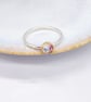 Bi Colour Tourmaline Gold and Silver Ring Handmade - Image 4