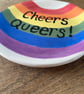 Cheers queers handmade ceramic dish  - Image 2