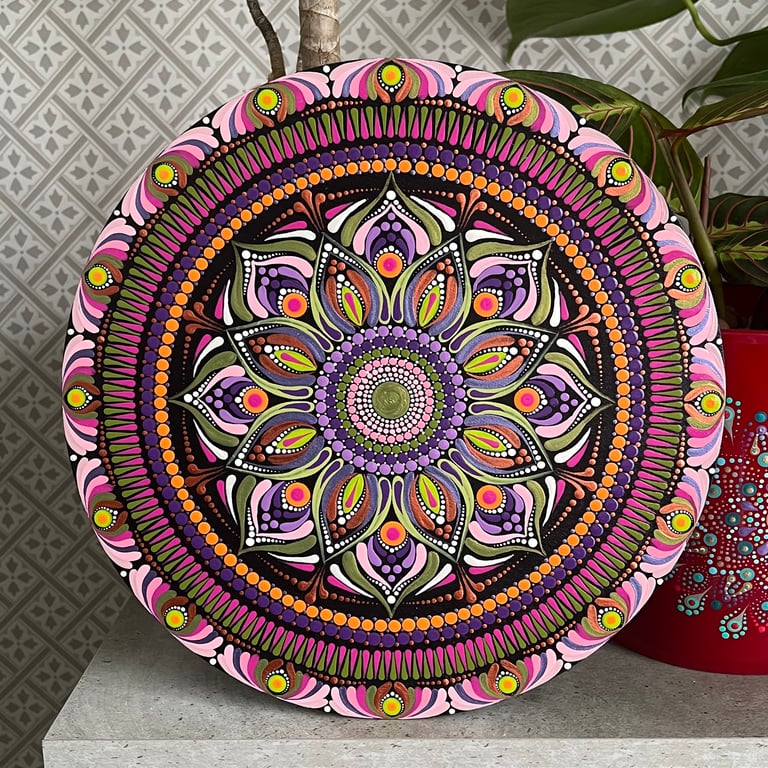 Colourful Mandala Wall Art