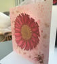 Gerbera and bumble bee greetings card - Image 2